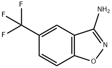 5-(トリフルオロメチル)ベンゾ[D]イソオキサゾール-3-アミン 化学構造式