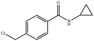 4-(ChloroMethyl)-N-cyclopropylbenzaMide, 873371-67-6, 结构式