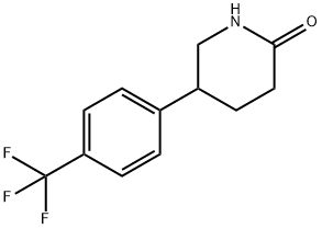 5-[4-(TrifluoroMethyl)phenyl]-2-piperidone Structure