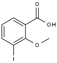 2-甲氧基-3-碘苯甲酸, 879498-16-5, 结构式