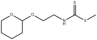 [2-[(Tetrahydro-2H-pyran-2-yl)oxy]ethyl]carbaModithioic Acid Methyl Ester Structure