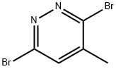 3,6-二溴-4-甲基-哒嗪 结构式