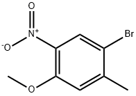 1-BroMo-4-Methoxy-2-Methyl-5-nitrobenzene Structure