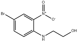 2-((4-溴-2-硝基苯基)氨基)乙醇, 89980-83-6, 结构式