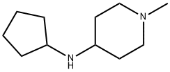 N-环戊基-1-甲基哌啶-4-胺 结构式