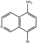 8-溴异喹啉-5-胺 结构式