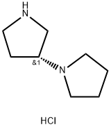 (R)-1,3'-二吡咯烷二盐酸盐 结构式
