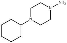 4-环己基哌嗪-1-胺, 916518-99-5, 结构式