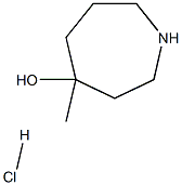 4-甲基-氮杂环庚烷-4-醇盐酸盐 结构式
