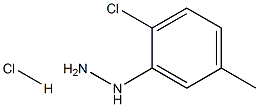 (2-氯-5-甲基苯基)肼盐酸盐 结构式
