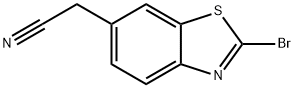 (2-BroMo-benzothiazol-6-yl)-acetonitrile 结构式
