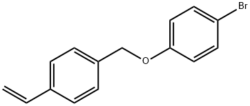 1-broMo-4-((4-vinylbenzyl)oxy)benzene Struktur