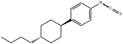 4-(trans-4'-n-Butylcyclohexyl)isothiocyanatobenzene Struktur