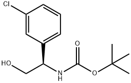 (R)-N-BOC-间溴苯甘氨醇, 926291-64-7, 结构式