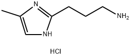 5-甲基-1H-咪唑-2-丙胺, 92741-94-1, 结构式