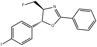 (4S,5R)-4-(氟甲基)-5-(4-碘苯基)-2-苯基-4,5-二氢噁唑, 927689-69-8, 结构式