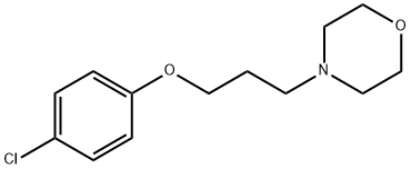 4-(3-(4-chlorophenoxy)propyl)Morpholine Struktur