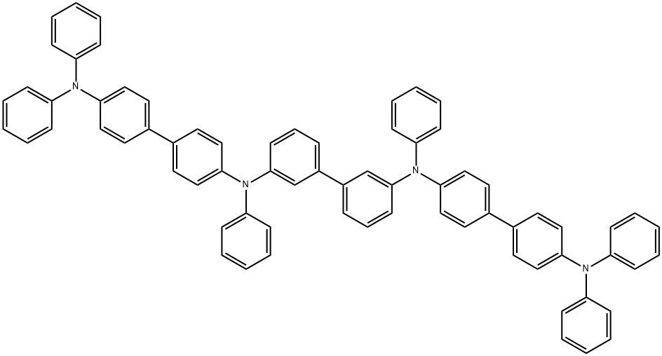 TPT1 , N4,N4'-(biphenyl-4,4'-diyl)bis(N4,N4',N4'-triphenylbip Structure