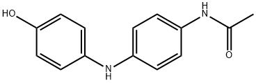 N-[4-[(4-羟基苯基)氨基]苯基]乙酰胺, 93629-82-4, 结构式