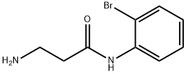 3-AMINO-N-(2-BROMOPHENYL)PROPANAMIDE 结构式
