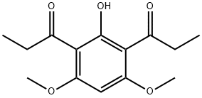1,1'-(2-Hydroxy-4,6-diMethoxy-1,3-phenylene)bis-1-propanone Structure