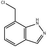 7-(氯甲基)-1氢-吲唑 结构式