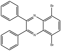 5,8-DibroMo-2,3-diphenylquinoxaline Structure