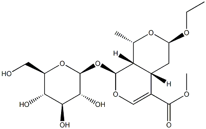 7-O-エチル-モロニシド 化学構造式