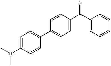4-[对(二甲基氨基)苯基]二苯甲酮 结构式