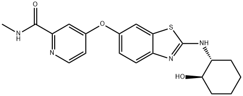 4-((2-(((1R,2R)-2-ヒドロキシシクロヘキシル)アミノ)ベンゾ[D]チアゾール-6-イル)オキシ)-N-メチルピコリンアミド