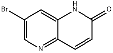 7-溴-1,5-萘啶-2(1H)-酮 结构式
