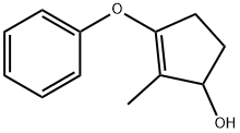 2-甲基-3-苯氧基环戊-2-烯醇 结构式