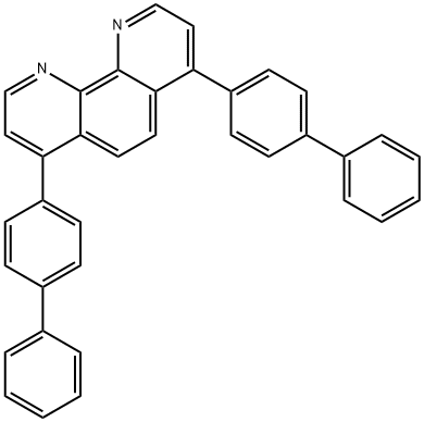 4,7-二([1,1'-联苯]-4-基)-1,10-菲罗啉 结构式