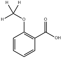 Salicylic Acid Methyl Ether-d3 结构式