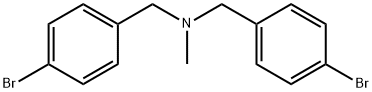N-(4-broMobenzyl)-1-(4-broMophenyl)-N-MethylMethanaMine Structure