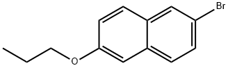 2-溴-6-丙氧基萘 结构式