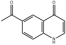 6-Acetyl-1H-quinolin-4-one Structure