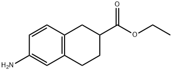 Ethyl 6-aMino-1,2,3,4-tetrahydronaphthalene-2-carboxylate Structure