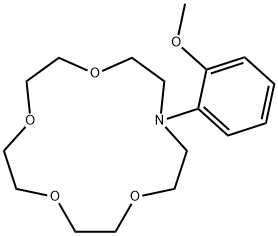 N-(2-甲氧基苯基)氮杂-15-冠-5, 98269-22-8, 结构式