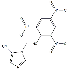 1-甲基-5-氨基咪唑苦味酸盐 结构式