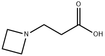 3-(アゼチジン-1-イル)プロパン酸 化学構造式