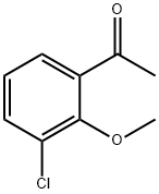 1-(3-氯-2-甲氧基苯基)乙酮 结构式