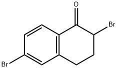 2,6-二溴-3,4-二氢萘-1(2H)-酮 结构式