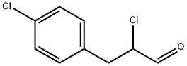 2-chloro-3-(4-chlorophenyl)propanal 结构式