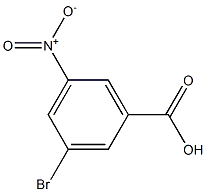 3-溴-5-硝基苯甲酸, , 结构式