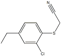 4-Ethylcyano-2-chlorothioansole Structure