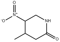 4-Methyl-5-nitropiperidin-2-one Structure