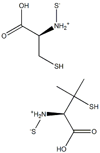 半胱氨酸青霉胺二硫 结构式