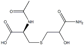 N-乙酰-S-(2-氨基甲酰-2-羟乙基)半胱氨酸