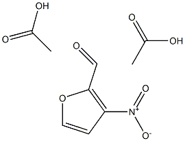 Nitrofurfural Diacetate (Nifuratel IMpurity A) Struktur